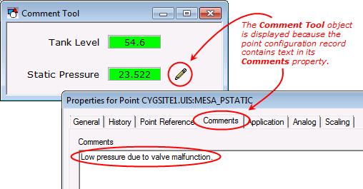 Comment Tool example